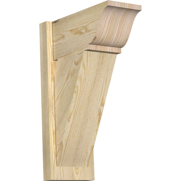 Ekena Millwork Traditional Traditional Rough Sawn Outlooker, Douglas Fir, 8"W x 16"D x 24"H OUT08X16X24TRA01RDF - main